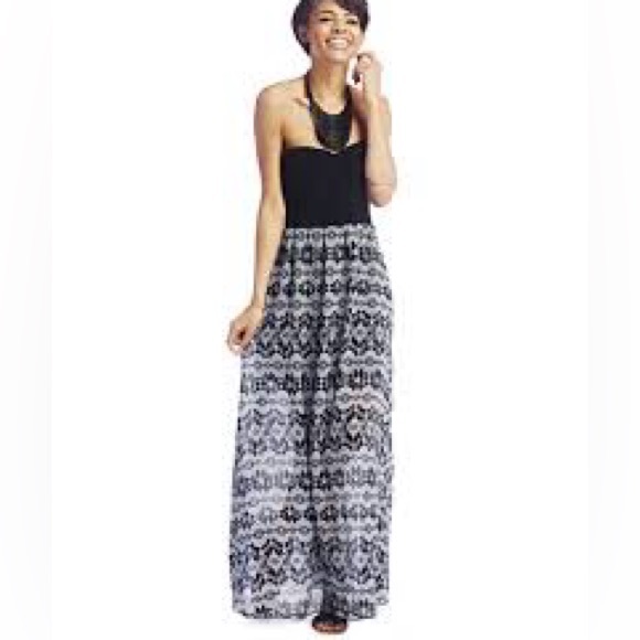 Miss Chievous juniors maxi lace tube dress with bow back NWT size XL - Picture 1 of 10